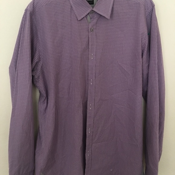 Hugo Boss men’s purple button front shirt - Picture 3 of 4